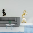 thumbnail image 2 of Estatua de gato y caballo, figura decorativa de resina, escultura moderna coleccionable, adorno para entrada, estantería, dormitorio, centro de mesa,, 2 of 8