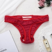 Mens Boxer Briefs Fashion Full lace Strap Underwear Underwear Lingerie