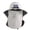 Light gray, variant on CEORPER Solar Power Fan Hat With 3 Speed Fan Rechargeable Battery Face Neck Cover Hat
