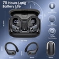 thumbnail image 2 of Wireless Earbuds 75hrs Bluetooth 5.4 Headphone Sport, 2026 Bluetooth Earbuds Stereo Deep Bass Over Ear Bud with Earhooks, ENC Noise Cancelling Mic, IPX7 Waterproof Earphone for Gym/Running/Workout, 2 of 7