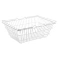 thumbnail image 4 of HINTRMENT Panier de Rangement Portable pour Courses Paniers de Cuisine pour Rangement Blanc 1Pcs, 4 of 7