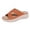 #292-Orange, variant on Women's Adjustable Lace-Up Open Toe Slippers with Thick Heel and Hollow Weave Design for Spring Summer Casual Comfort Outdoor Leisure Wear