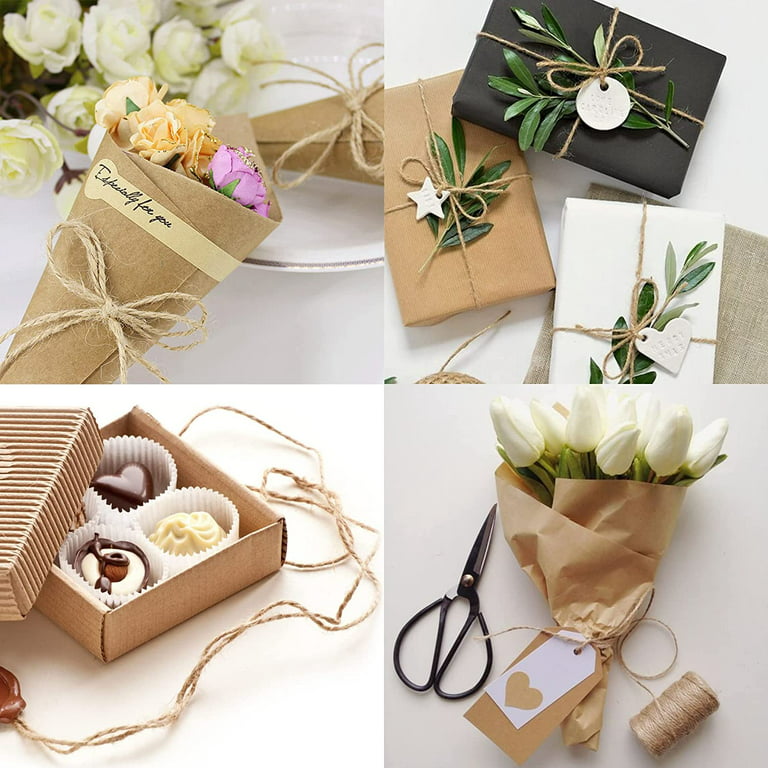 Natural Jute String: Perfect For Gift Wrapping Arts Crafts - Temu