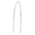thumbnail image 3 of OULII 1 Set Front Door Chain White Lock Silver for Security Use, 3 of 5