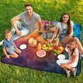 thumbnail image 7 of Colorful Tie Dye Vortex Waterproof Picnic Blanket with Foldable Zipper, Suitable for Outdoor Use, Suitable for Travel, Camping, Beaches, Parks, Grasslands, Picnic Blanket Accessories, 7 of 7
