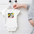 thumbnail image 5 of Cool Retro MTV Cassette Tapes Logo Romper Boys or Girls Infant Baby Brisco Brands NB, 5 of 6