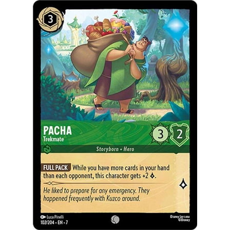 Disney Lorcana Archazia's Island Common Pacha - Trekmate #102