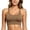Coffee, variant on Lixiuxyad Sports Bras for Women Crossback Wireless Support Yoga Bra With Seamless Cup Design For Comfortable Motion And Secure Fit,Beige