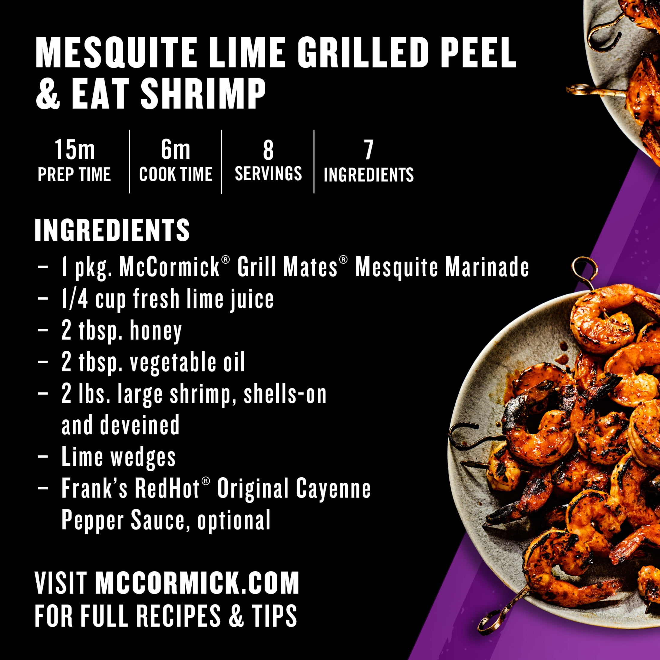 (12 pack) McCormick GRILL MATES Mesquite Marinade, 1.06 oz Packet