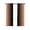 Black, variant on Dark Orange Black Ombre Blackout Curtains 39 Inches Long for Bedroom, Modern Gradient Abstract Art Thermal Insulated Room Darkening Black Out Window Curtain Panels Grommet Drapes for Living Room