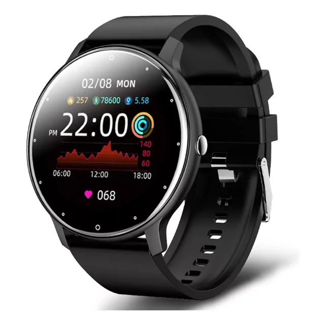 Reloj Inteligente Lige Bw0223 Bt Deportivo Impermeable Para Hombre Color De La Caja Negro Color De La Correa Negro Color Del Bisel Negro