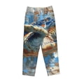 thumbnail image 4 of Daiia Abstract Sea Turtle Women's Sleep Pant with Pockets and Drawstring,Pajama Pants-Small, 4 of 9