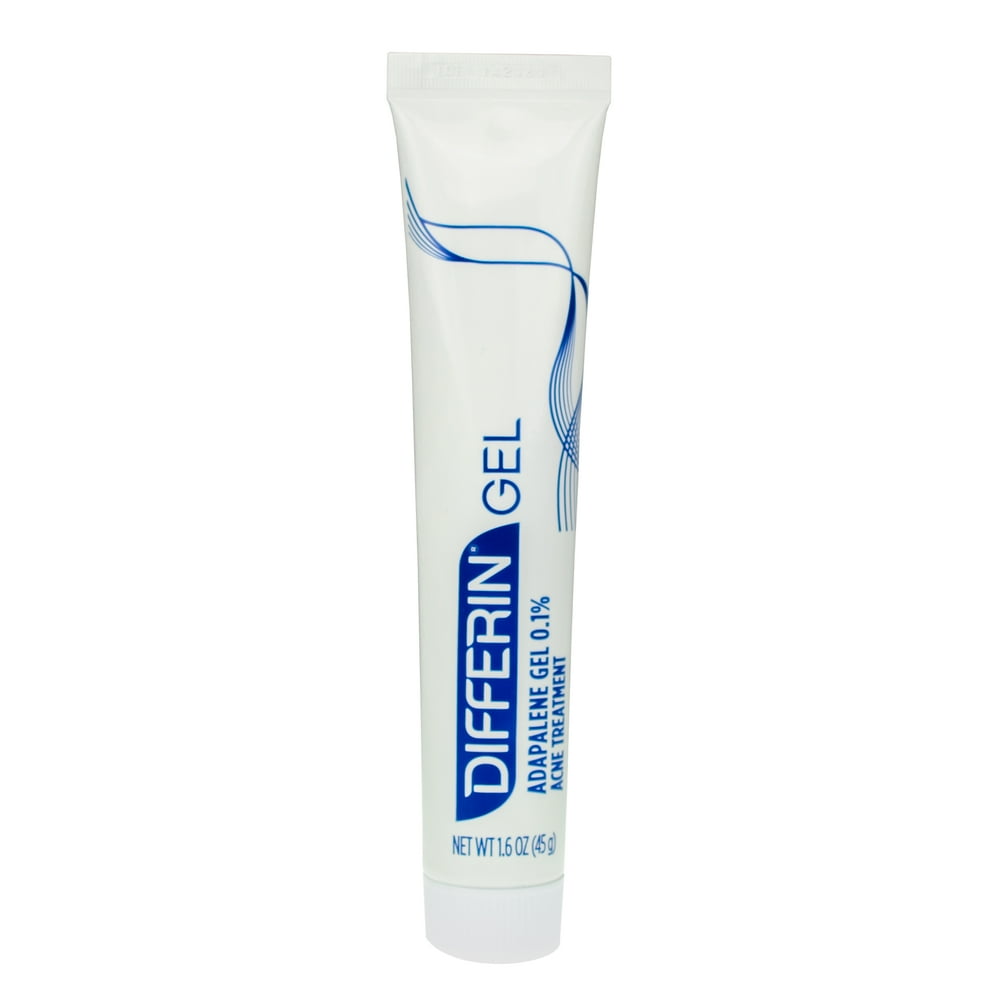 Differin 0.1 Adapalene Acne Treatment Gel, 1.6 oz (45g)
