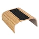 thumbnail image 2 of Bandeja para brazos de sofá, mesa portátil de madera con forma de fruta, mesa para brazos de sofá beige, 2 of 8
