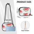 thumbnail image 4 of FORMRS Mini Crossbody Bag for Women Adjustable Shoulder Rope Travel Casual Phone Purse, Watermelon Pattern, 4 of 7