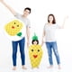 thumbnail image 2 of Disfraz de frutas y verduras para niños Ropa de fiesta para niños Disfraces para Halloween Cosplay Vacaciones de Navidad (piña, patrón aleatorio, línea y color), 2 of 5