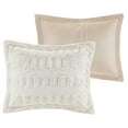 thumbnail image 7 of Home Essence Margot Back Print Long Fur Comforter Mini Set, Full/Queen, Blush, 7 of 7