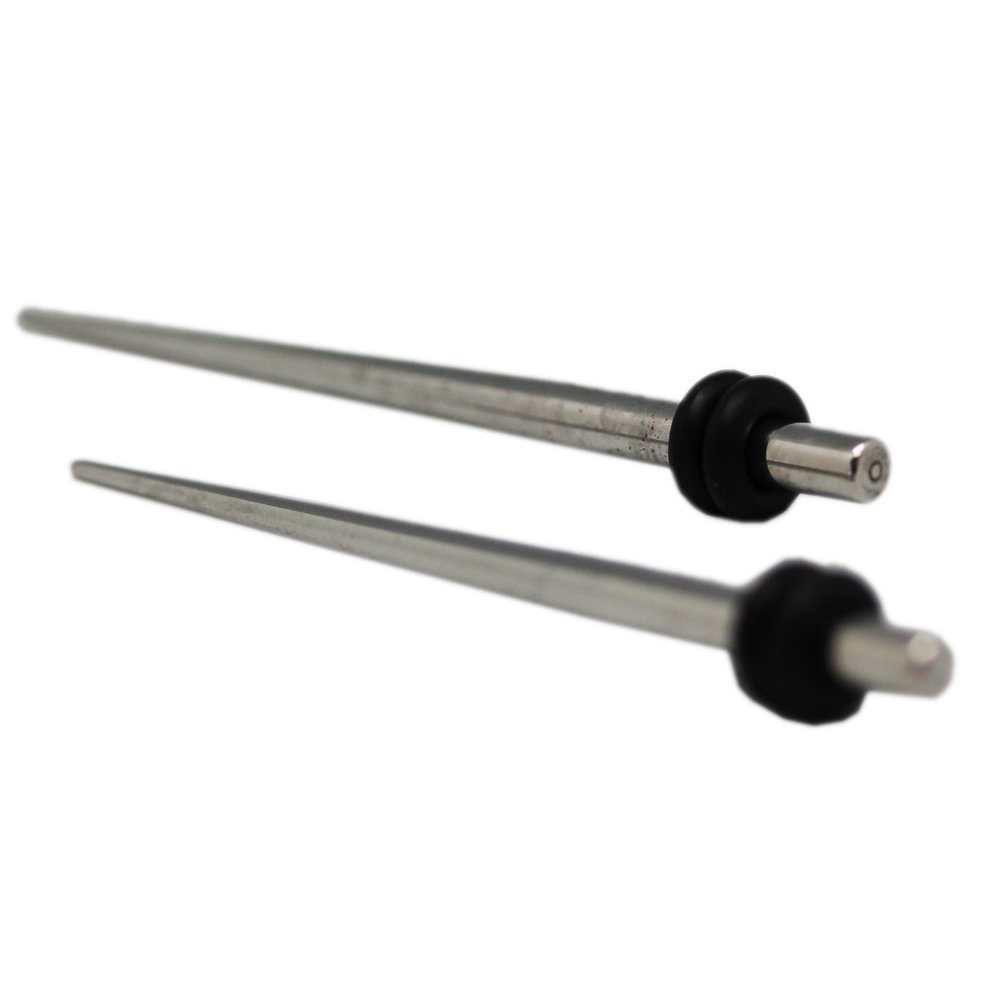 Body Jewelry Solid Steel Stretching Taper Piercing (2.5 mm, 10 Gauge
