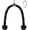 Black-31.5", variant on Deluxe Tricep Rope Pull Down Cable, 27 & 36 Inch Rope Length, Easy to Grip & Non-Slip Cable Attachment for Gym Workout Exercise