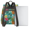 thumbnail image 3 of Yiaed Pineapple Print Laptop Backpack for Women Slim Computer Bag Work Travel College Backpack Purse Fits 14 Inch Notebook, 3 of 4