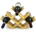 thumbnail image 3 of Sorbus Wine Rack Butterfly - Stores 8 Bottles of Wine - Sleek and Chic Looking - Minimal Assembly Required (Natural), 3 of 6