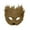 Brown, variant on Elegant Plastic Masquerade Mask for Halloween & Costume Parties - Adjustable Half-Face Design, Lightweight & Durable, Perfect for , Themed Events & Home Decor