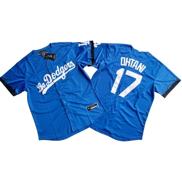 Dodgers MLB Baseball Jersey Dodgers No. 17 Ohtani Embroidered Jersey Baseball
