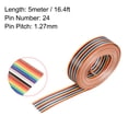 thumbnail image 2 of Cable de cinta plana arcoíris IDC 24P 1.27mm de paso 5 metros/16.4 pies de largo, 2 of 2