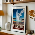 thumbnail image 5 of Yellowstone Vintage Travel Poster – America’s First National Park - Illustration Travel Poster Vintage Poster Nature Landscape Scenic Wilderness Black Framed Wall Art Print 24 x 36 inches, 5 of 8