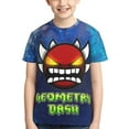 thumbnail image 4 of Geometry Dash Kids T-Shirt 3d Printed Graphic T-Shirts Boys And Girls Short Sleeve Shirts For Youth Kids X-Small, 4 of 7