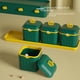thumbnail image 5 of Caja de especias para cocina, caja de almacenamiento con cajones de múltiples rejillas integrada, combinación para el hogar, botella de especias, tanque de sal, tanque de especias sellado a prueba de, 5 of 5