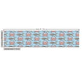 thumbnail image 3 of Ambesonne Marine Fabric by the Yard Upholstery, Crab and Fish Pattern Sketch, 5 Yards, Blue Orange, 3 of 5