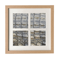 thumbnail image 1 of Cadre Design en Cuir Présentoir Mural 4 Ouvertures Image, 1 of 3