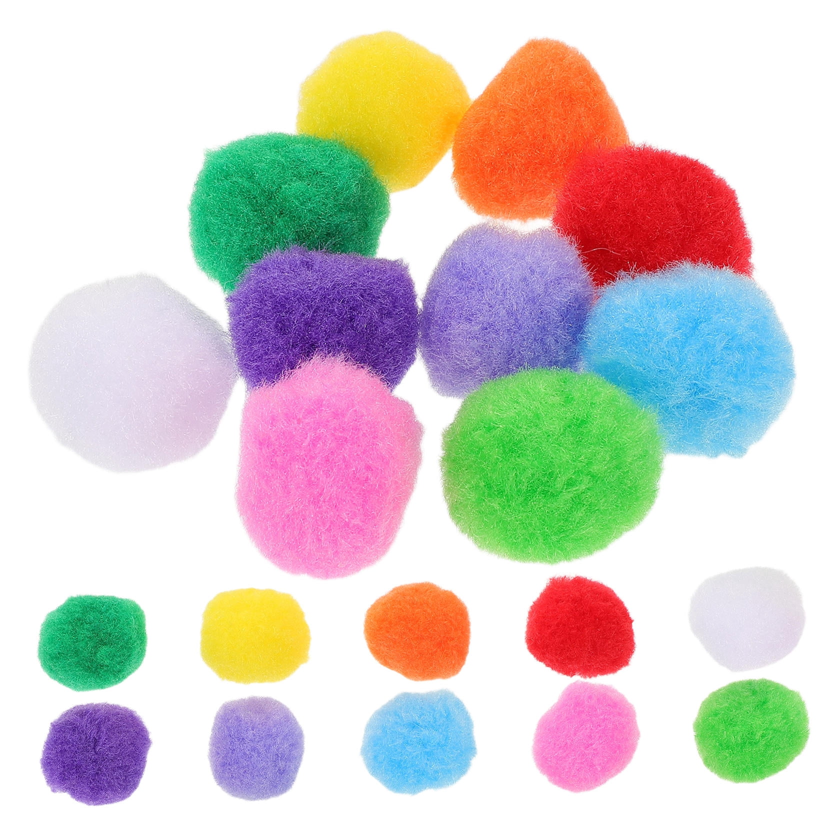 WEUVEB 1000Pcs Soft Plush Multicolor Pom Poms for Crafts, Home Decor, Kids Art Projects and Activities