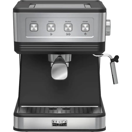 bella PRO - Barista Elite Espresso Station with 20 Bars of High Pressure - Black