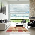 thumbnail image 7 of Ahgly Company Machine Washable Indoor Square Transitional Grapefruit Red Area Rugs, 6' Square, 7 of 7