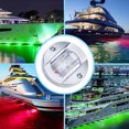 thumbnail image 6 of Autoxbert 4pcs 12V White Round 3" Marine Boat LED Stern Transom Lights Cabin Deck Courtesy Light Waterproof, 6 of 19