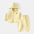 thumbnail image 4 of Gunia Toddler Girls Hoodie And Sweatpants 2 Piece Athletic Outfits Set Tracksuit Fall Winter Clothes,Size 1-5 Years, 4 of 4