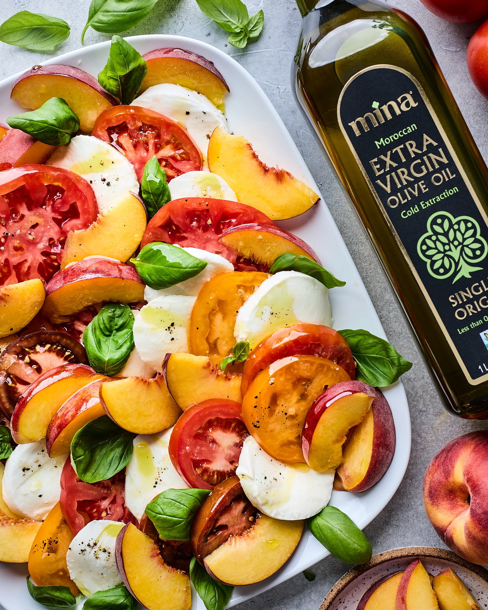 Mina Moroccan Olive Oil Extra Virgin, 16.9 fl oz, High Polyphenol Olive Oil, Single Origin Olive Oil