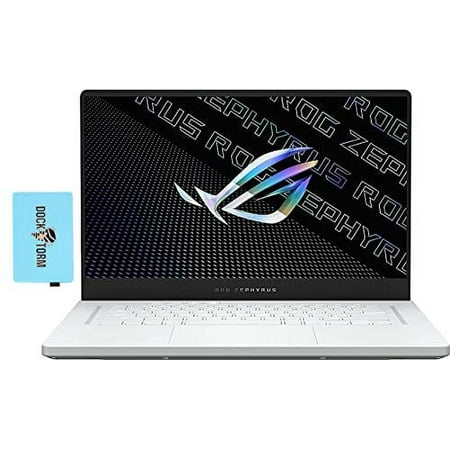 ASUS ROG Zephyrus G15 15.6" 2K QHD Gaming Laptop (AMD Ryzen 9 5900HS 8-Core, 48GB RAM, 1TB PCIe SSD, RTX 3080 Max-Q 8GB GDDR6, Backlit KYB, Fingerprint, WiFi 6, BT 5.1, Win 10 Pro) W/Dockztorm Dock
