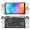 White, variant on PlayVital Stellar Mecha Silicone Case for Nintendo Switch 2 – Dockable Hard Shell w/ Joystick Cap - White