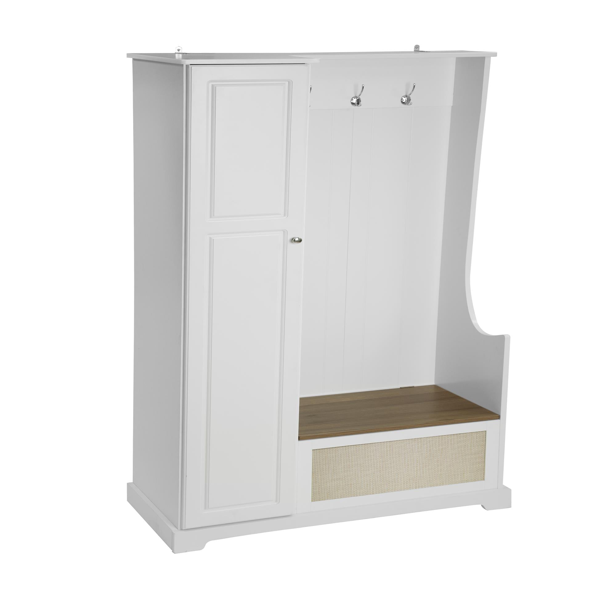 Spaco Wood Wardrobe Cabinet, Storage Wardrobe Cabinet with Shelves and Soft-Close Freestanding Closet, Cliset for Living Room, Entryway, Bedroom, White Spaco Wood Wardrobe Cabinet, Storage Wardrobe Cabinet with Shelves and Soft-Close Freestanding Closet, Cliset for Living Room, Entryway, Bedroom, White