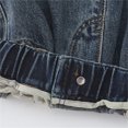 thumbnail image 5 of FYDUU Boys Baggy Jeans Wide Leg Denim Pants with Pockets Elastic Waist Loose Fit Jeans Casual Trousers Streetwear Autumn School Wear Fashion Slacks 7-8 Years, 5 of 9