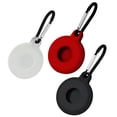 thumbnail image 1 of 3Pcs Silicone Protective Sleeve Cover Compatible for AirTags Case with Keychain Anti-Loss Protective Case, 1 of 6