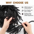 thumbnail image 4 of 6FT PE Black Halloween Garland 55 Branches Bendable Hangable for Mantel Decor Front Door Stair Railing Window Table Centerpiece Thanksgiving Christmas Garlands, 4 of 11