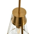 thumbnail image 4 of Robert Stevenson Lighting Robert Stevenson Lighting Jaxon - Metal and Seedy Glass Ceiling Light, Brushed Gold, 4 of 8