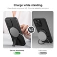 thumbnail image 5 of SURITCH for iPhone 16 Pro Max Case with Magnetic Camera Slide Cover and Adjustable Kickstand, Compatible with MagSafe, Shockproof Bumper Slim Protective Cover, Black, 5 of 8