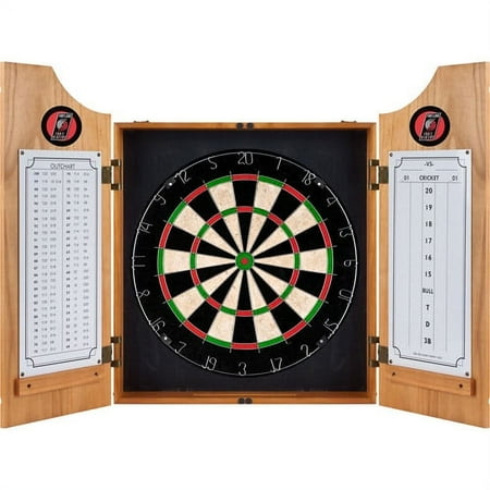 Portland Trail Blazers NBA Dart Cabinet Set with Darts and Board - Scarlet Red, Black
