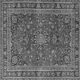 thumbnail image 1 of Ahgly Company Indoor Square Medallion Gray Traditional Area Rugs, 3' Square, 1 of 1