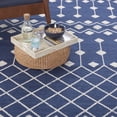 thumbnail image 6 of Nourison Grafix Moroccan Navy 7'10" x 9'10" Area Rug, (8x10), 6 of 8